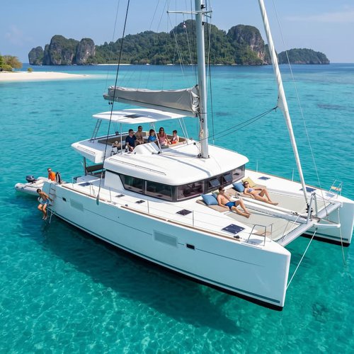 Private Catamaran to Coral, Maiton, Khai or Racha