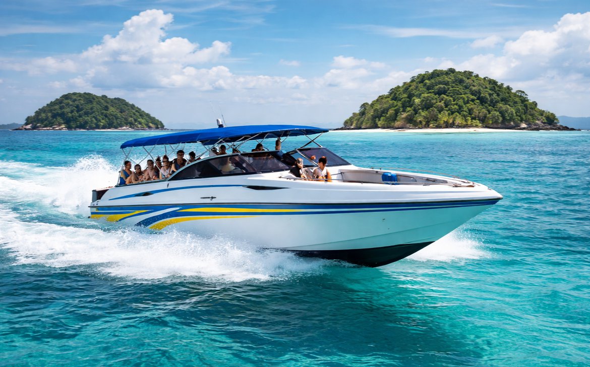 Private Speedboat to Coral, Maiton & Khai Islands