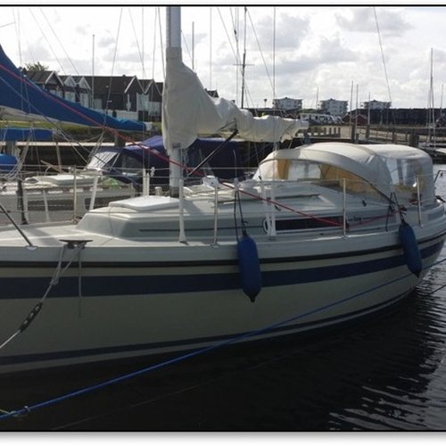 Yacht in Assens Marina Funen