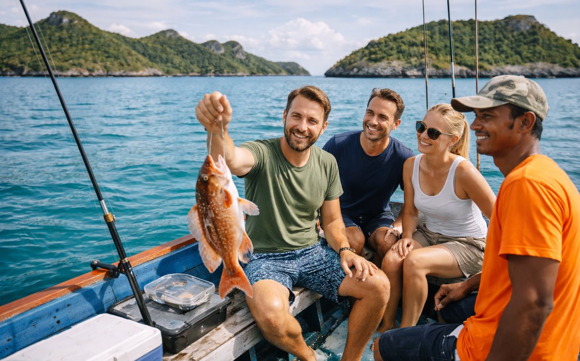Private Fishing Trip in South Koh Samui