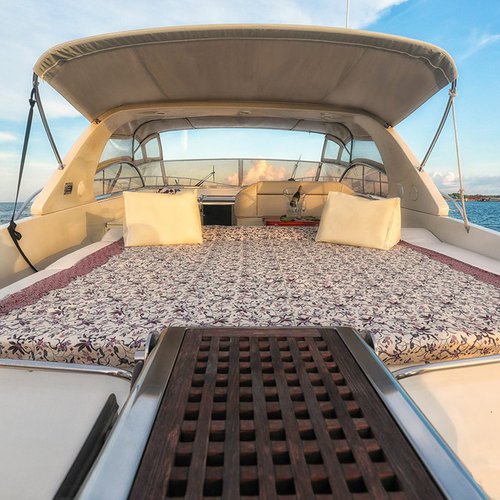 Enjoy luxury motor boat